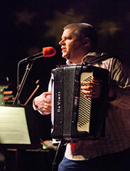Caption: Author Daniel Handler a.k.a. Lemony Snicket, Credit: Jennie Baker for Live Wire!