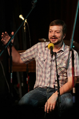 Caption: Filmmaker Curt Ellis, Credit: Jennie Baker for Live Wire!
