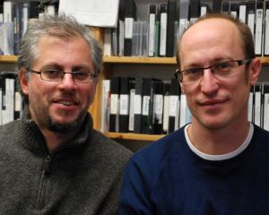 Caption: Daniel Goldstein and Michael Galinsky, San Francisco, CA 1/5/12, Credit: Andrea Chase
