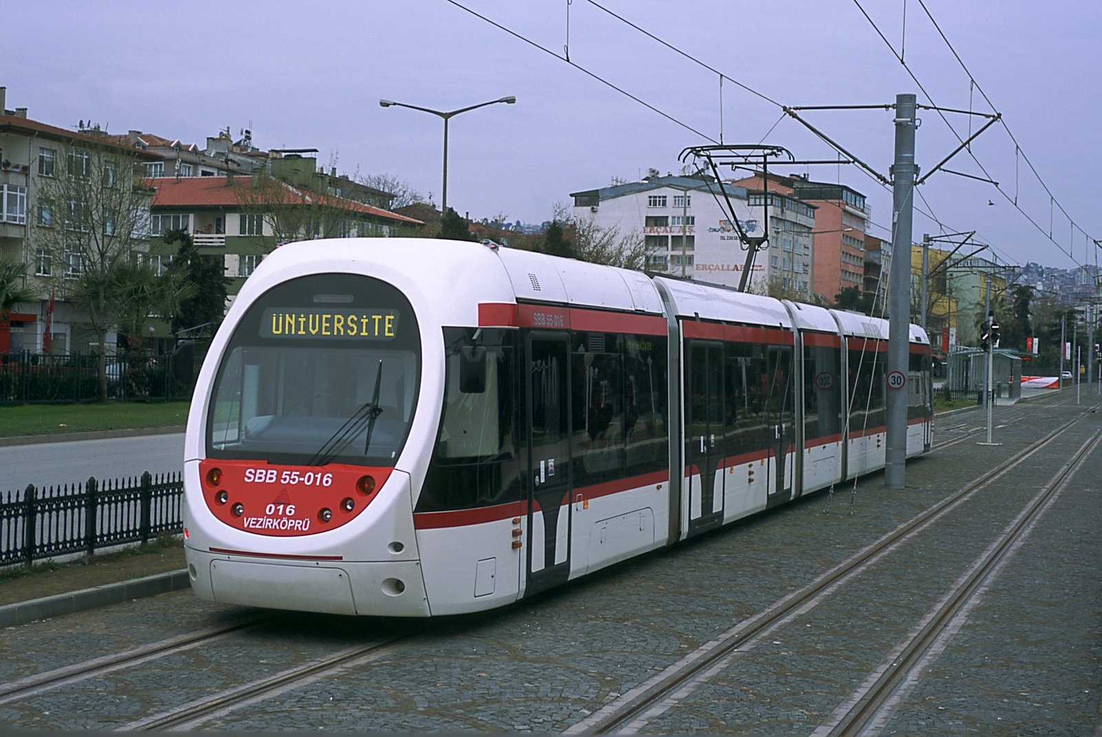Caption: Tramway in Samsun, Turkey, Credit: Jack May