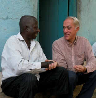 Caption: Maryknoll Father Mike Bassano