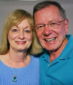 Caption: Dennis and Buelah Apple