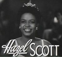 Caption: Hazel Scott, Credit: Wikimedia Commons