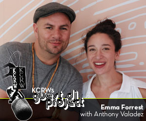 Caption: Emma Forrest and DJ Anthony Valadez, Credit: Gregg Lewis