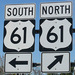 Caption: South or north, Highway 61 is America's "Blues Highway."