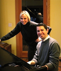 Caption: Connie Evingson & Tanner Taylor
