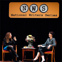 Caption: Best-selling authors Jodi Picoult and Paula McLain, Credit: John Russell