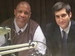 Caption: James Bell and David Onek in studio.