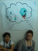 Caption: The dreams of our hosts, Nina (left) and Halle. Artwork by Nina and Caitlin., Credit: KUOW Photo/Caitlin Gaylord