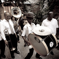 Caption: New Orleans' Preservation Hall Jazz Band. , Credit: Joe Crachiola