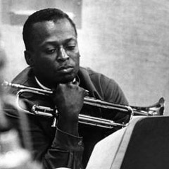 Caption: Jazz icon Miles Davis