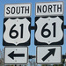 Caption: North or south, Highway 61 is America's "Blues Highway"