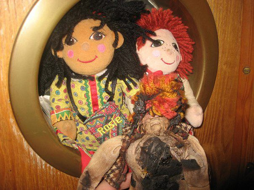 Caption: Rosie and Jim, the devilish ragdolls. , Credit: Sarah Golden