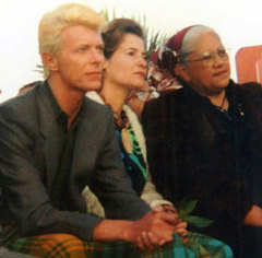 Caption: Bowie at Takapuwahia Marae in Porirua NZ, Credit: Ngati Toa tribe