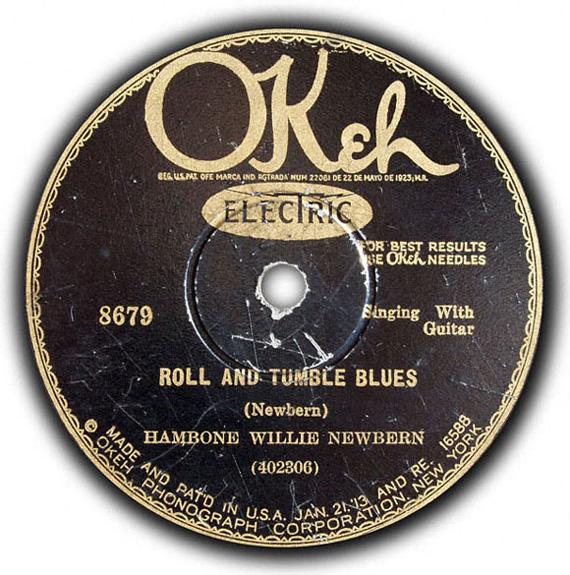Caption: The original 78 rpm record, Credit: Okeh Records, 1929