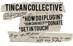 Caption: The website for the Tin Can Collective