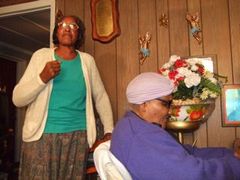 Caption: Willie Mae Eberhardt and Mother Mitchell