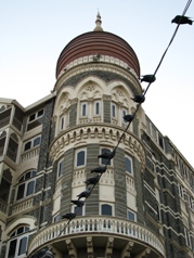 Caption: Mumbai's Taj Hotel - March 2009, Credit: Kristin McHugh for the Stanley Foundation