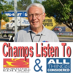 Caption: Champion Truck Association Drivers Listen to Lots of Public Radio - Do You Know Why?, Credit: SLG