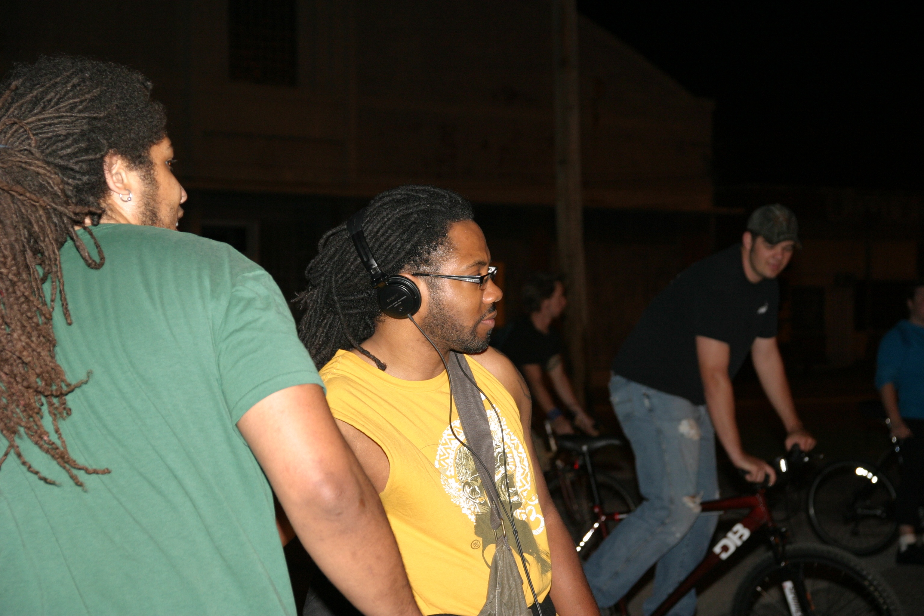 Caption: Al interviewing at the Midnight Mass, Credit: Ian Desousa