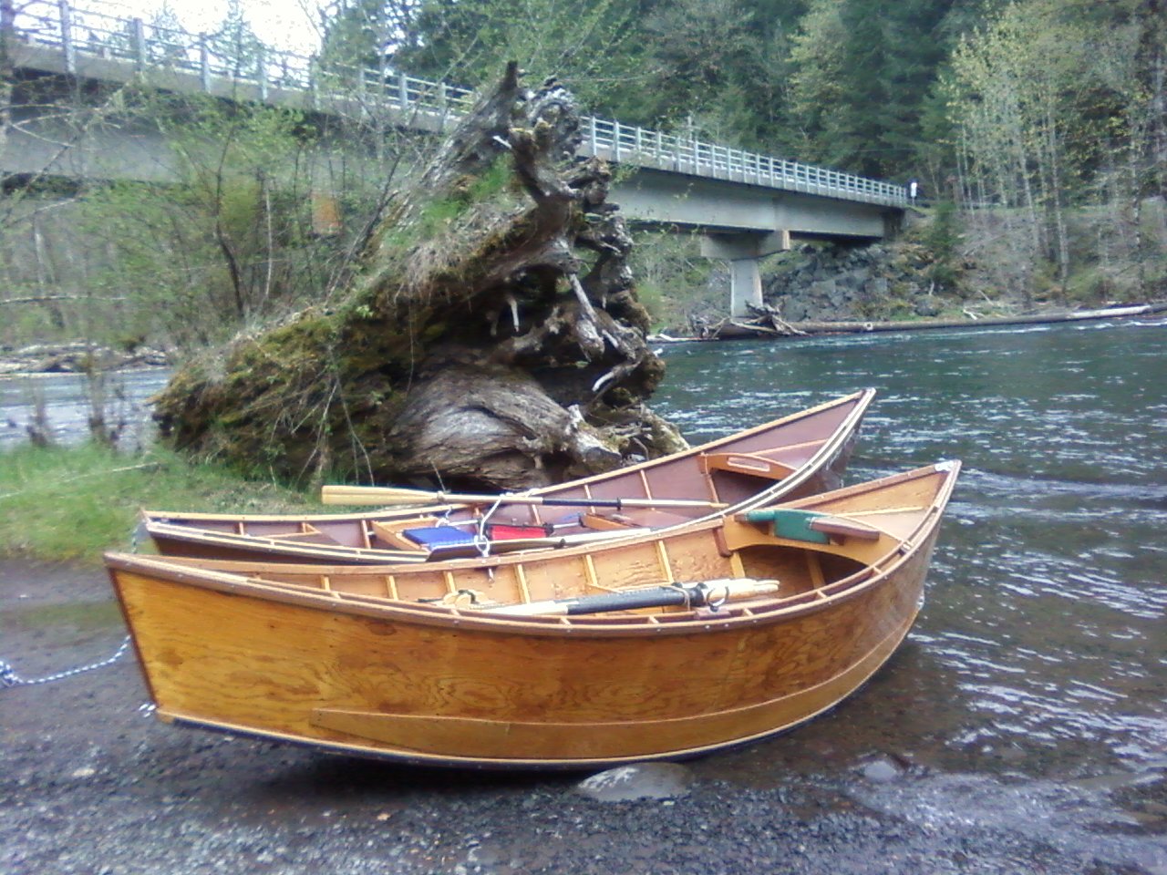 Caption: McKenzie River Drift Boats