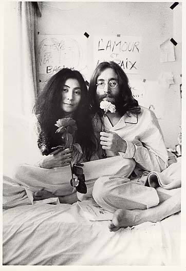 Caption: John & Yoko at Montreal Bed In 1969, Credit: Photo by Ivor Sharp/©Yoko Ono