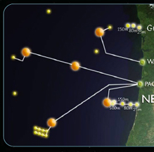 Caption: Cyberinfrastructure allows online access of underwater observations to anyone in the world in real time.
