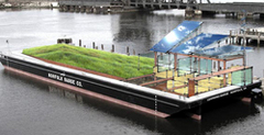 Caption: The Learning Barge, Credit: Phoebe Crisman, UVa