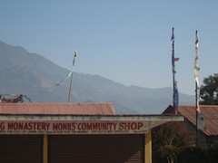 Caption: At the entrance to the Tashi Palkhiel Tibetan Refugee Camp in Pokhara, Nepal, Credit: Laura Spero