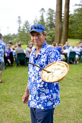 Caption: Lisle Snell at Island Fish Fry, Credit: jake Warga