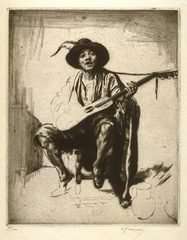 Caption: The Troubadour, Credit: Herbert Johnson Harvey, The University of Michigan Museum of Art