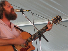 Caption: Sam Beam of Iron & Wine, Credit: Avishay Artsy
