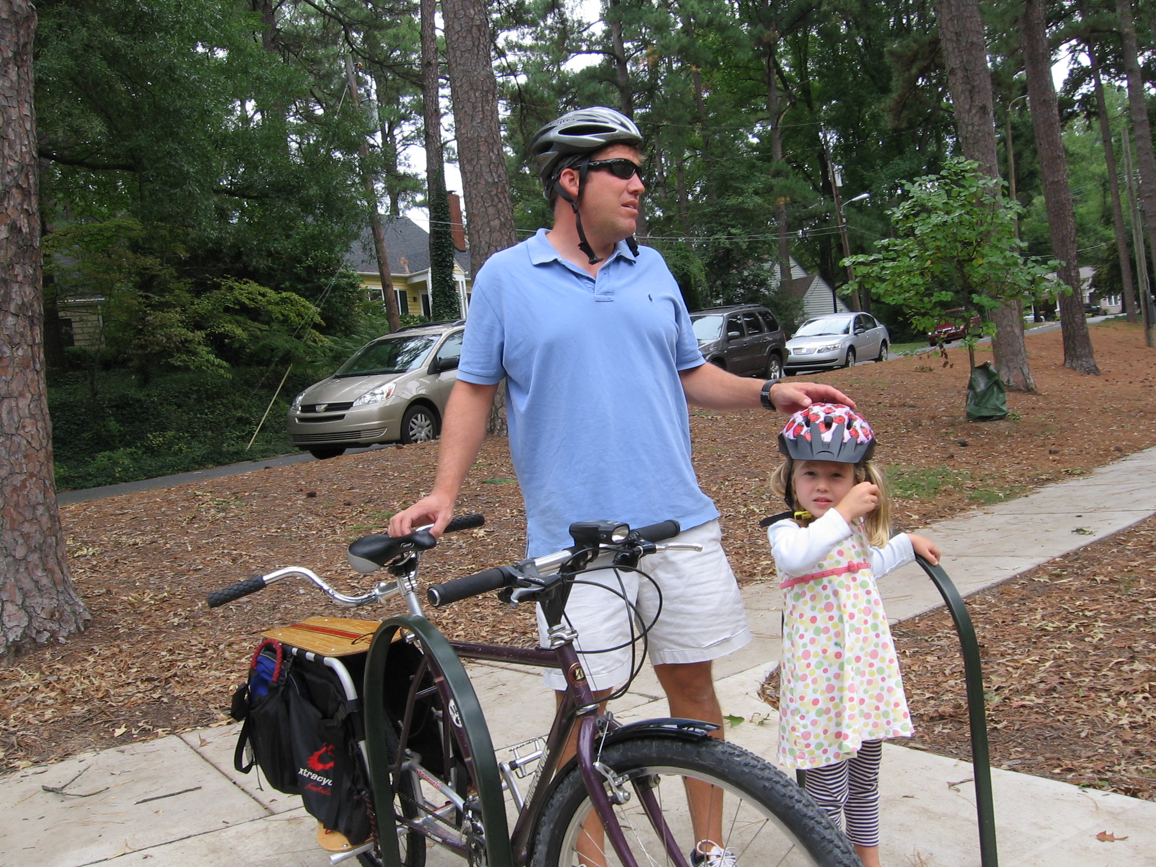 Caption: Michael Oehler with daughter Siri, Credit: Jill Strauss