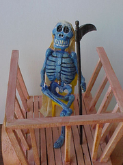 Caption: Doña Sebastiana's Death Cart, Credit: Jerry Vigil