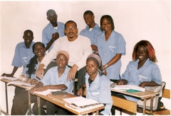 Caption: Students In Dakar writing to their US Peace Pals, Credit: Project Peace Pal