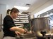 Caption: Moxie Bakery/Cakes for Cause apprentice Christina Quinn readies chocolate-toffee cookies for the oven., Credit: Rebecca Sheir