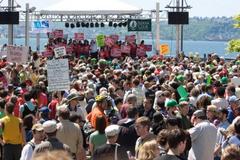 Caption: Climate Change Rally in Seattle on May 21st, 2009, Credit: Tom Twigg/Grist