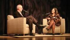 Caption: Steve Lopez and Angela Elam at the Kansas City Public Library, Credit: Tyler Allen, U News