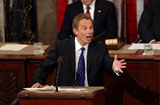 Caption: Tony Blair defends his decision to invade Iraq in front of a public hearing, Credit: Associated Press