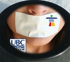 Caption: Olympic civil liberties suppression, Credit: UBC