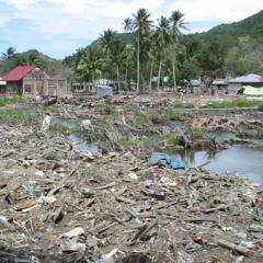 Caption: Tsunami aftermath in Indonesia, Credit: UNEP