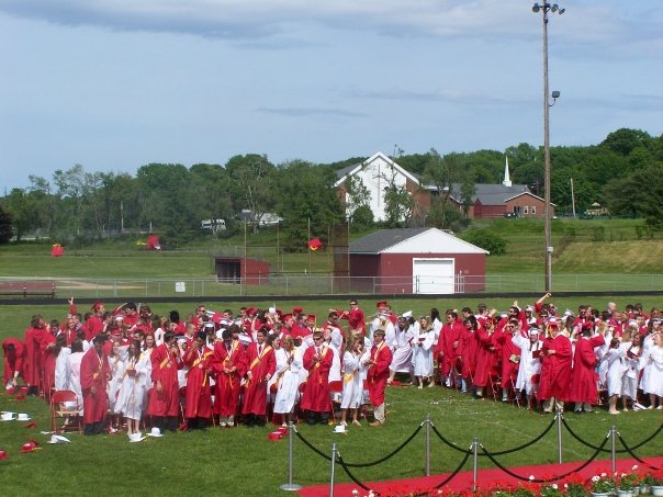 Caption: Graduation Day