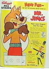 Caption: Rare "Mr. Jinks" (Daws Butler) on the 15th "Cartoon Carnival" with Joe Bev.