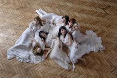 Caption: The Mediaeval Baebes, Credit: Hayley Madden