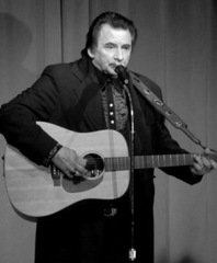 Caption: Rock Harley as Johnny Cash