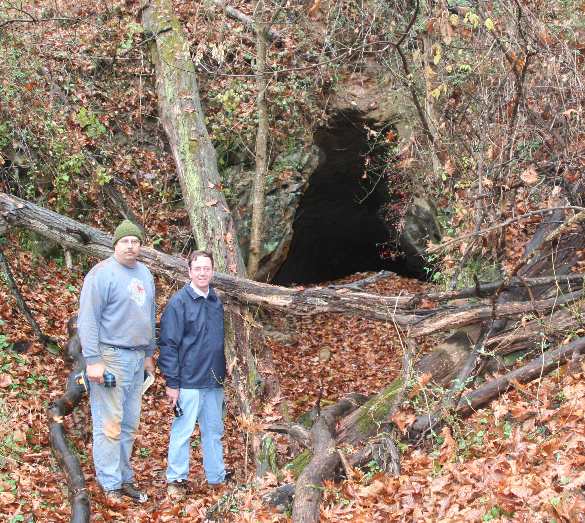Caption: Fred Parker and Jeff Nagy at Patapsco Valley State Park, Credit: Courtesy of: Andrew Hiller