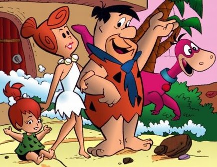 Caption: Rare Welch's commercials from "The Flintstones" are only one of the treats on Joe Bev's new special: "The Cartoon Carnival July 4th Special: Camping with the Boy Scouts" , Credit: Hanna-Barbera