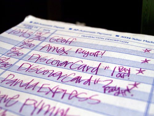 Caption: Debt Ledger, Credit: Jenny Bauman