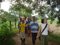 Caption: PBI Volunteer Dana Brown Accompanies Local Activists in Colombia, Credit: Dana Brown