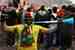Caption: A Cameroon Fan sports a South Africa soccer jersey and supports BOTH teams during the groups stage of 2010 Soccer World Cup, Credit: Photo by Brice Kimbembe for Yenza (Copyright Yenza 2010)